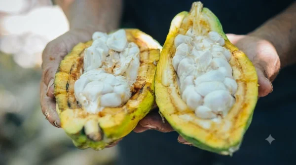 White cacao pods from Piura